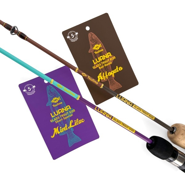 LUANA GLASS TROUT【5周年記念限定カラー/フルグラスソリッド/ワンピースロッド/トラウト/穴釣り】